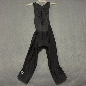 Pearl Izumi Cycling Bib Shorts Men's Size M Black Blue Padded ankle length